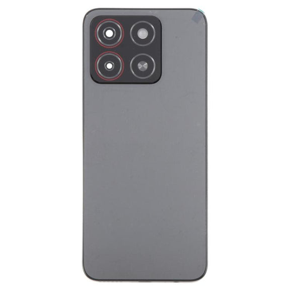 For ZTE Blade A55 Z2450 Battery Back Cover with Middle Frame / Camera Lens Cover(Black)