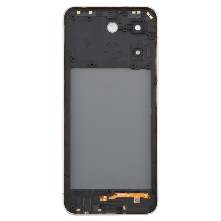 For ZTE Blade A55 Z2450 Battery Back Cover with Middle Frame / Camera Lens Cover(Orange)
