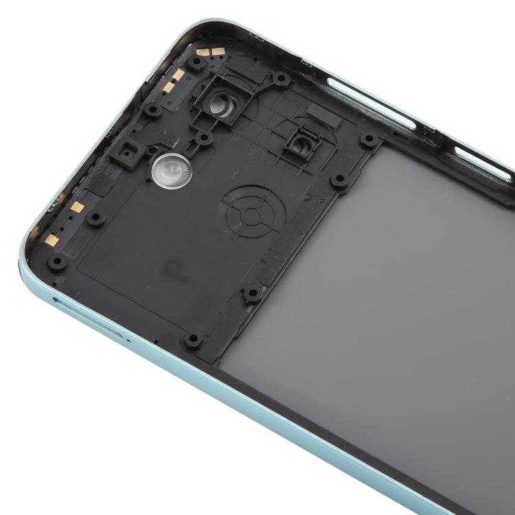 For ZTE Blade A55 Z2450 Battery Back Cover with Middle Frame / Camera Lens Cover(Green)