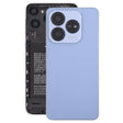 For ZTE Blade V60 Design Z2350 Glass Battery Back Cover with Middle Frame / Camera Lens Cover(Blue) - For ZTE by PMC TechLife | Online Shopping South Africa | PMC TechLife | Buy Now Pay Later Mobicred