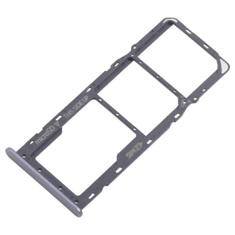 For Nokia C22 Original SIM Card Tray + SIM Card Tray + Micro SD Card Tray (Black)