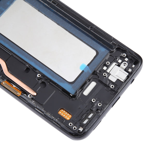For Samsung Galaxy S9 SM-G960 TFT LCD Screen Digitizer Full Assembly with Frame (Black)