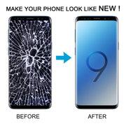 For Samsung Galaxy S9 SM-G960 TFT LCD Screen Digitizer Full Assembly with Frame (Black)