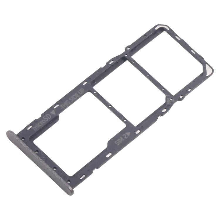 For Nokia C32 Original SIM Card Tray + SIM Card Tray + Micro SD Card Tray (Black)