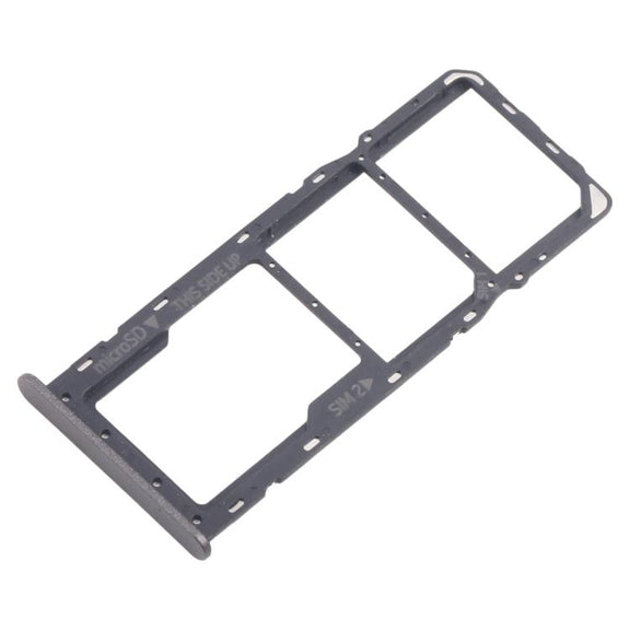 For Nokia C32 Original SIM Card Tray + SIM Card Tray + Micro SD Card Tray (Black)