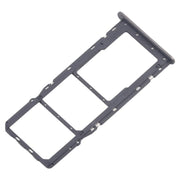 For Nokia C32 Original SIM Card Tray + SIM Card Tray + Micro SD Card Tray (Black)
