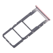 For Nokia C32 Original SIM Card Tray + SIM Card Tray + Micro SD Card Tray (Pink)