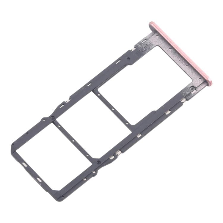 For Nokia C32 Original SIM Card Tray + SIM Card Tray + Micro SD Card Tray (Pink)