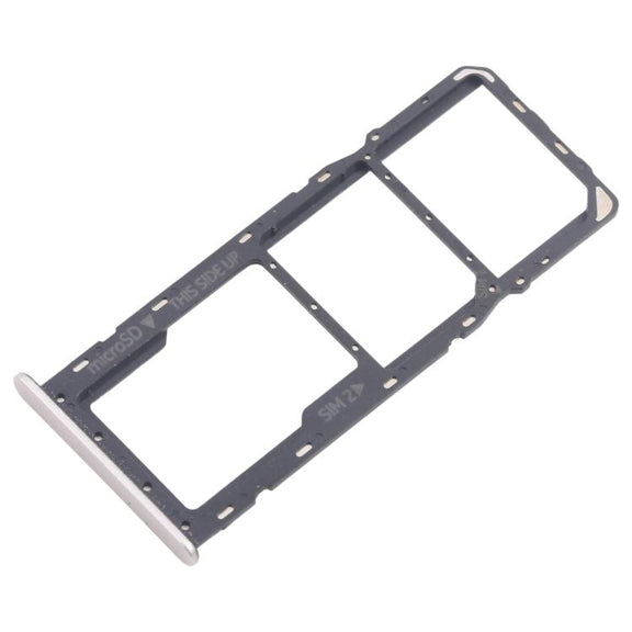 For Nokia C32 Original SIM Card Tray + SIM Card Tray + Micro SD Card Tray (Gold)