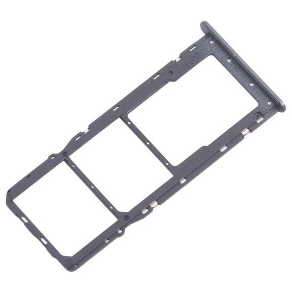 For Nokia C32 Original SIM Card Tray + SIM Card Tray + Micro SD Card Tray (Blue)