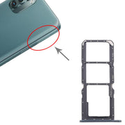 For Nokia G21 Original SIM Card Tray + SIM Card Tray + Micro SD Card Tray (Black)