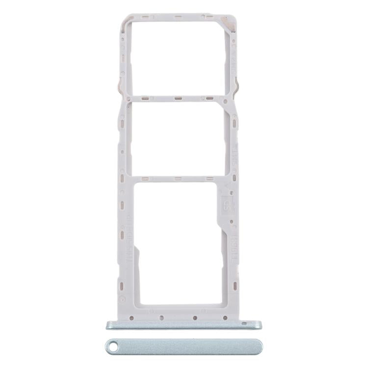 For Nokia C31 Original SIM Card Tray + SIM Card Tray + Micro SD Card Tray (Blue)