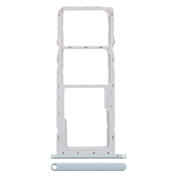 For Nokia C31 Original SIM Card Tray + SIM Card Tray + Micro SD Card Tray (Blue)