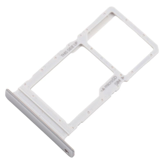 For Nokia G42 Original SIM Card Tray + SIM Card Tray / Micro SD Card Tray (Silver)