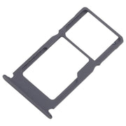 For Nokia G50 Original SIM Card Tray + SIM Card Tray / Micro SD Card Tray (Black)
