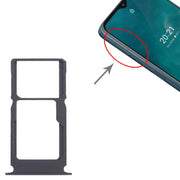 For Nokia G50 Original SIM Card Tray + SIM Card Tray / Micro SD Card Tray (Black)