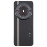 For ZTE nubia Focus Glass Battery Back Cover with Adhesive / Camera Lens Cover(Black)