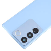 For vivo V27 / V27 Pro Battery Back Cover with Camera Lens Cover(Blue)