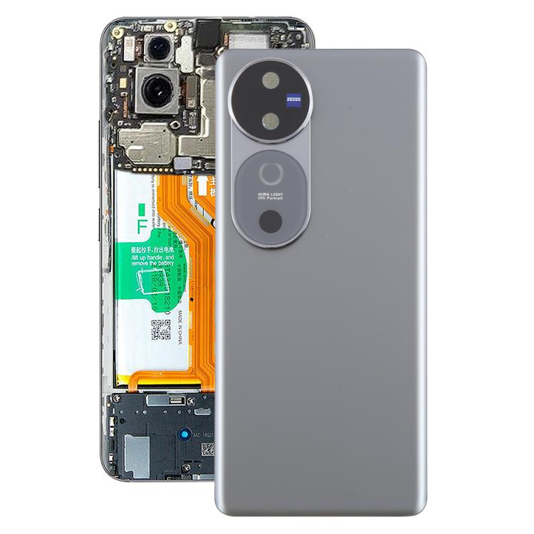 For vivo V40 Battery Back Cover with Camera Lens Cover(Gray)