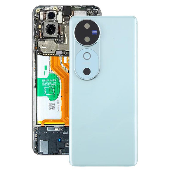 For vivo V40 Battery Back Cover with Camera Lens Cover(Blue)