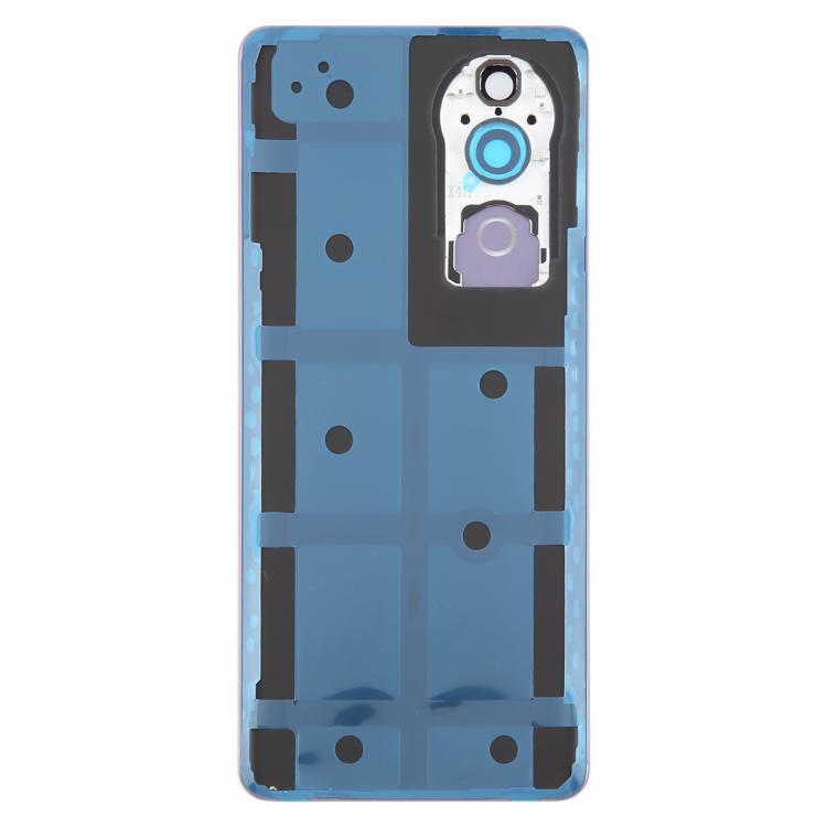 For vivo V40 Battery Back Cover with Camera Lens Cover(Purple)