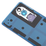For vivo V40 Battery Back Cover with Camera Lens Cover(Purple)