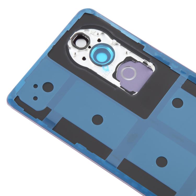 For vivo V40 Battery Back Cover with Camera Lens Cover(Purple)