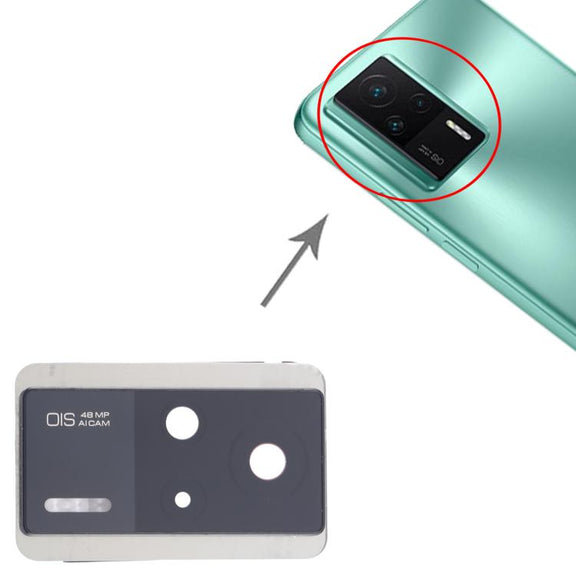 For Xiaomi Redmi K60E Original Rear Camera Lens Cover (White)