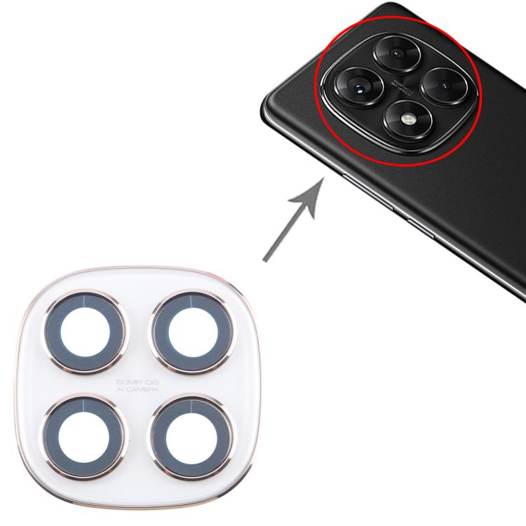 For Xiaomi Redmi Note 14 Pro 5G Original Rear Camera Lens Cover (White)