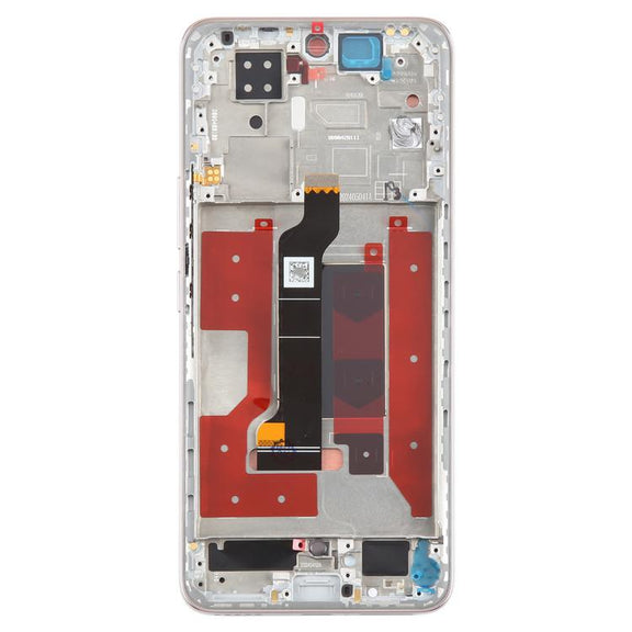 For Honor 200 Original LCD Screen Digitizer Full Assembly with Frame (Pink)