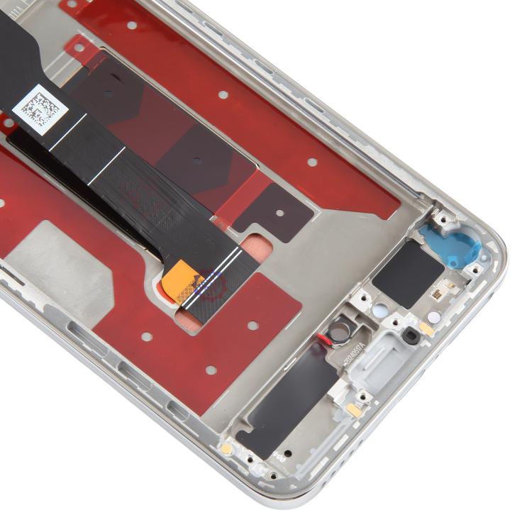 For Honor 200 Original LCD Screen Digitizer Full Assembly with Frame (Silver)