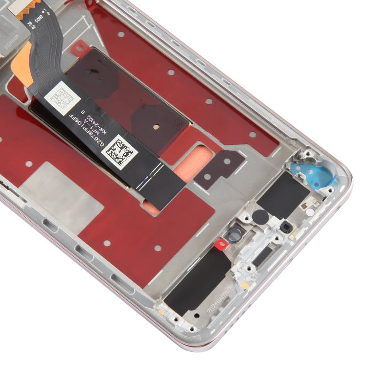 For Honor 200 Pro Original LCD Screen Digitizer Full Assembly with Frame (Silver)