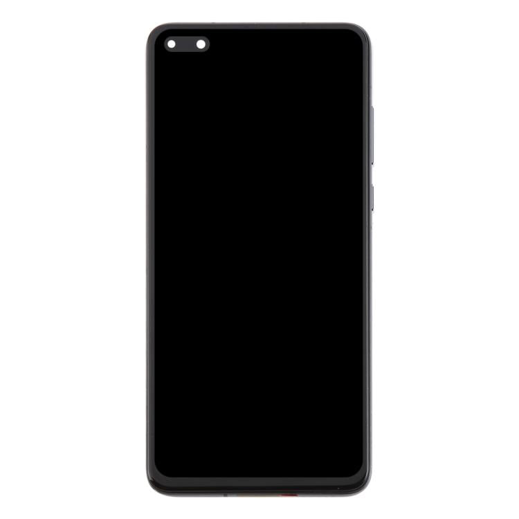 For Huawei P40 TFT LCD Screen Digitizer Full Assembly with Frame, Not Supporting Fingerprint Identification (Black)