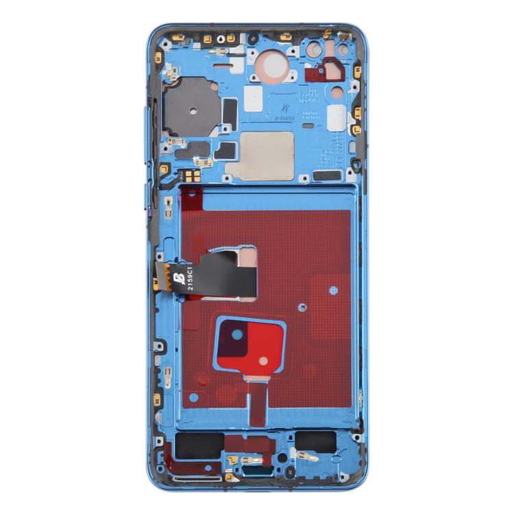 For Huawei P40 TFT LCD Screen Digitizer Full Assembly with Frame, Not Supporting Fingerprint Identification (Blue)