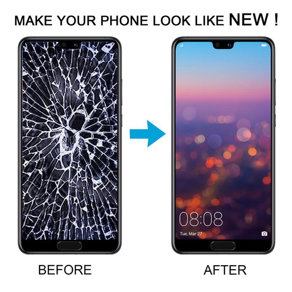 For Huawei P20 Pro TFT LCD Screen Digitizer Full Assembly with Frame, Not Supporting Fingerprint Identification (Black)