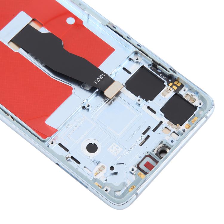 For Huawei P30 TFT LCD Screen Digitizer Full Assembly with Frame, Not Supporting Fingerprint Identification (Blue)
