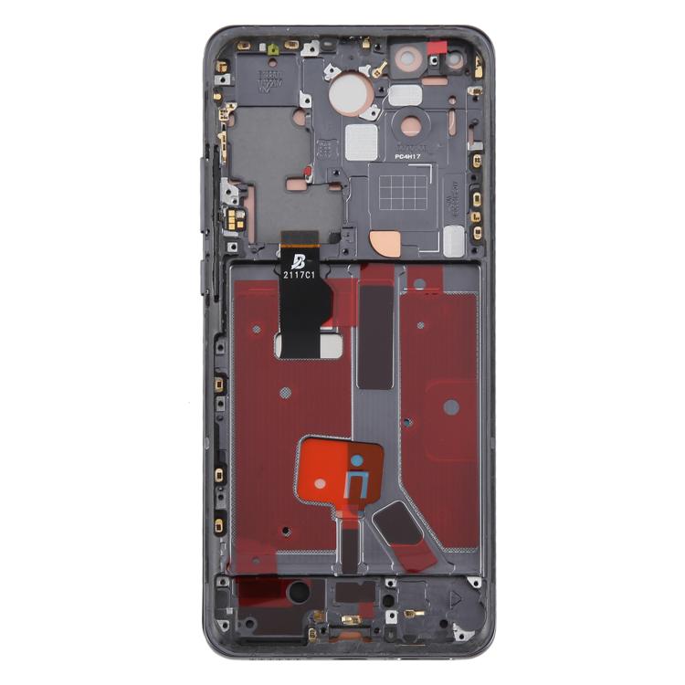 For Huawei P40 Pro TFT LCD Screen Digitizer Full Assembly with Frame, Not Supporting Fingerprint Identification (Black)