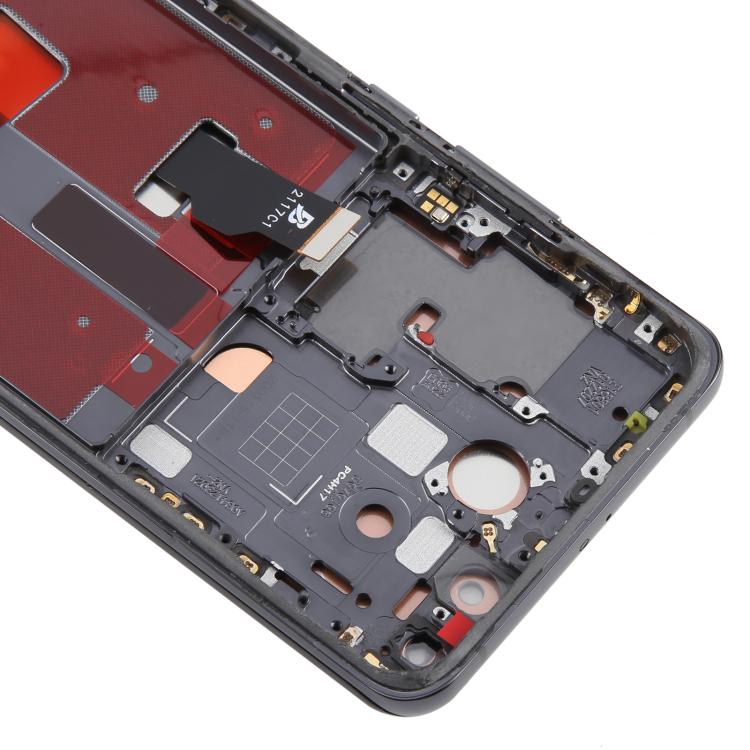 For Huawei P40 Pro TFT LCD Screen Digitizer Full Assembly with Frame, Not Supporting Fingerprint Identification (Black)