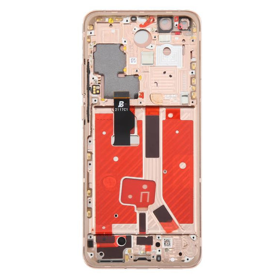 For Huawei P40 Pro TFT LCD Screen Digitizer Full Assembly with Frame, Not Supporting Fingerprint Identification (Gold)