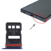 For ZTE nubia RedMagic 7s Pro NX709S SIM Card Tray + SIM Card Tray (Blue)