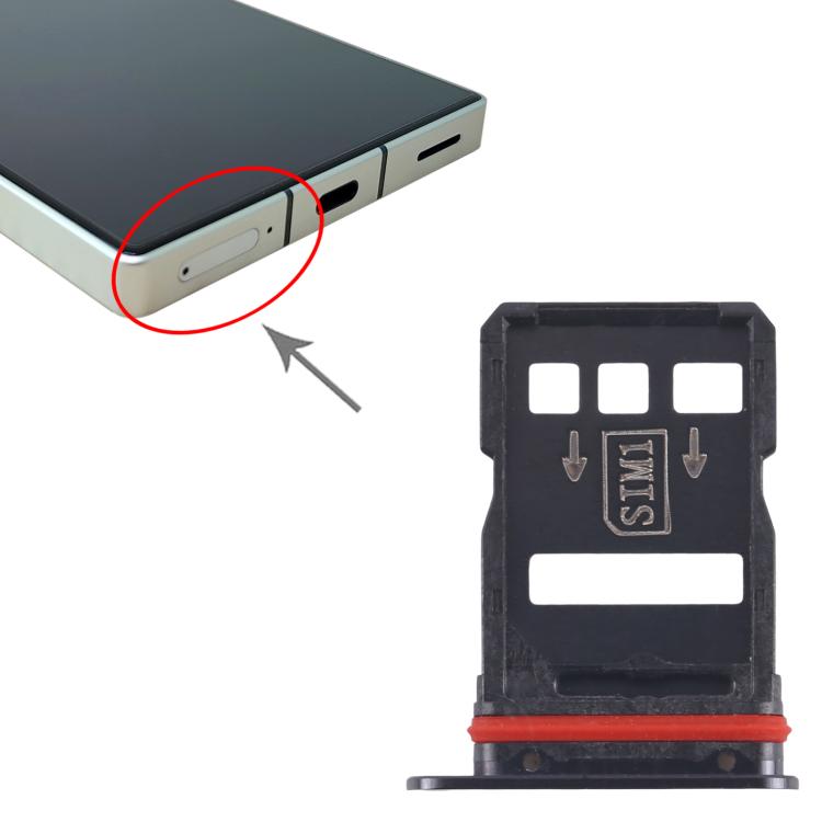 For ZTE nubia RedMagic 8 Pro+ SIM Card Tray + SIM Card Tray (Black)