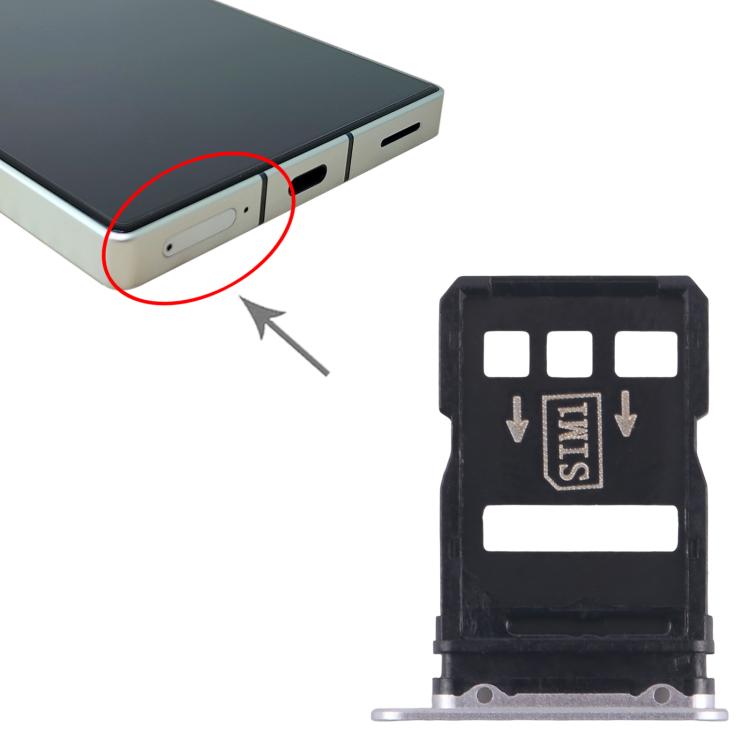 For ZTE nubia RedMagic 8s Pro SIM Card Tray + SIM Card Tray (Silver)