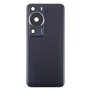 For Huawei P60 Battery Back Cover with Camera Lens Cover(Black)