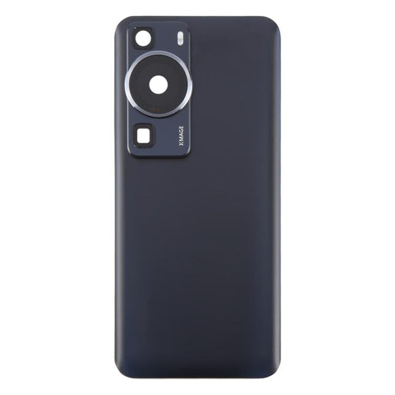 For Huawei P60 Battery Back Cover with Camera Lens Cover(Black)