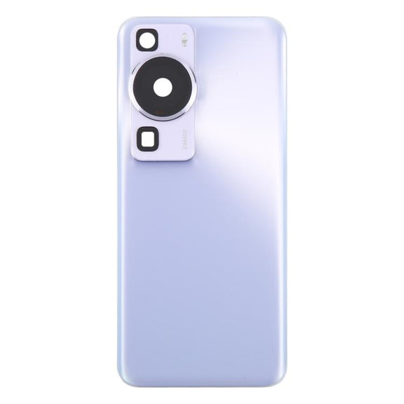 For Huawei P60 Battery Back Cover with Camera Lens Cover(Purple)