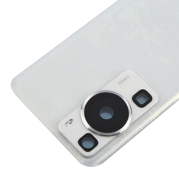 For Huawei P60 Battery Back Cover with Camera Lens Cover(White)