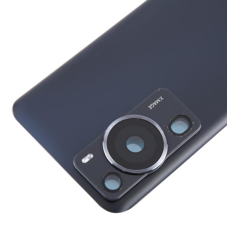 For Huawei P60 Pro Battery Back Cover with Camera Lens Cover(Black)