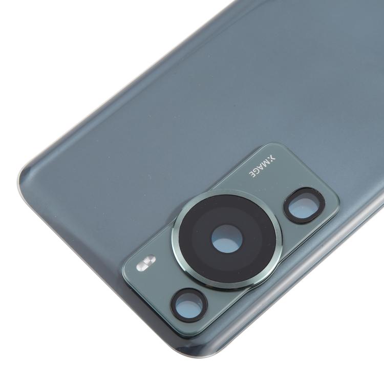 For Huawei P60 Pro Battery Back Cover with Camera Lens Cover(Green)