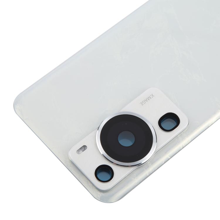 For Huawei P60 Pro Battery Back Cover with Camera Lens Cover(White)