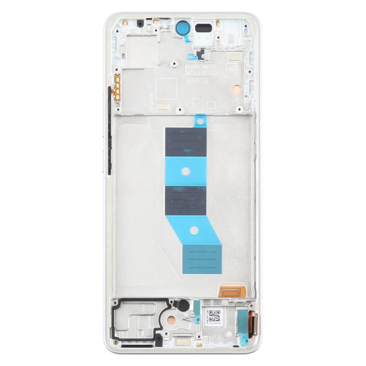 For Xiaomi Redmi Note 14 5G India AMOLED Original LCD Screen Digitizer Full Assembly with Frame (Silver)